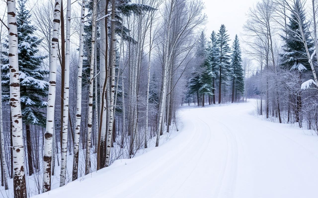 Wisconsin snowmobile trail